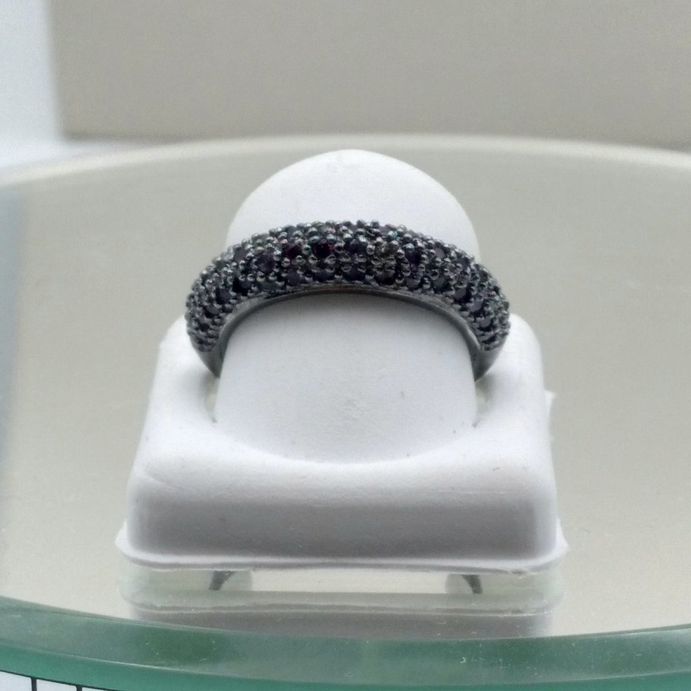 Multi-Gemstone Silver Ring